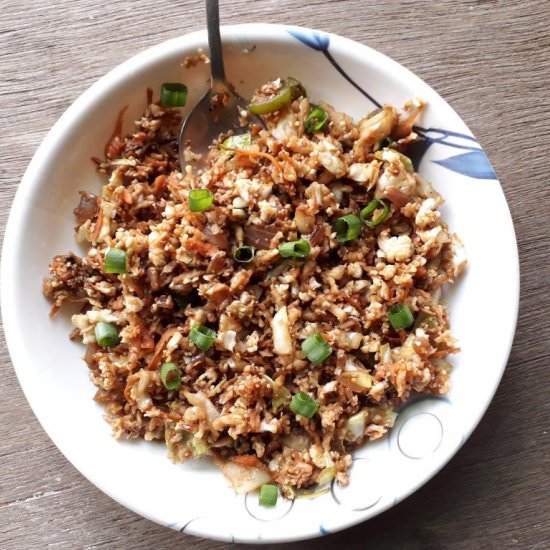 15 minutes Cauliflower Fried Rice