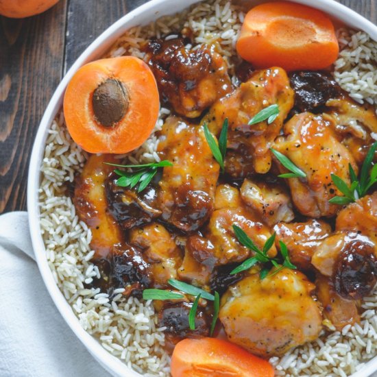 Instant Pot Apricot Chicken