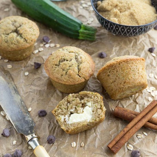 Zucchini Muffins with Cream Cheese