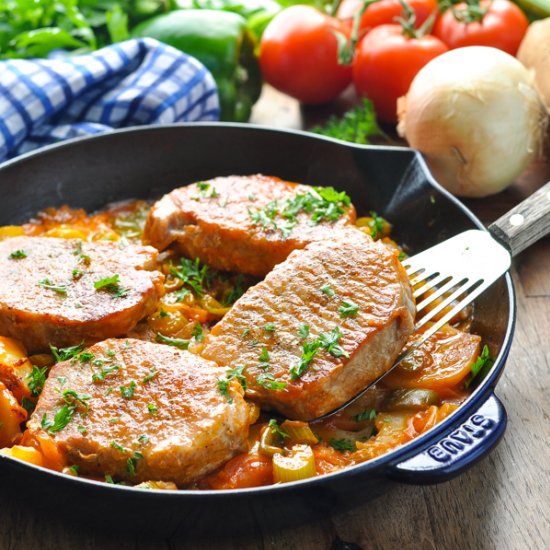 One Pot Southern Pork Chop Dinner