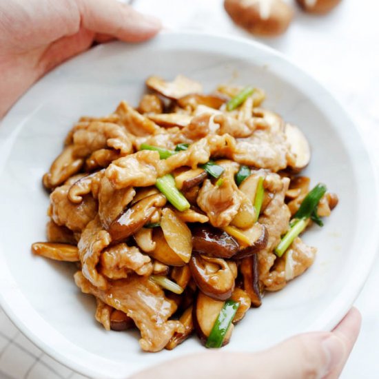 Pork and Mushroom Stir Fry