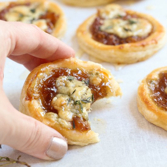 Caramelized Onion Blue Cheese Tart