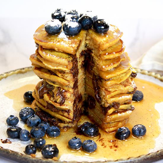 Pumpkin Five Spice Pancakes