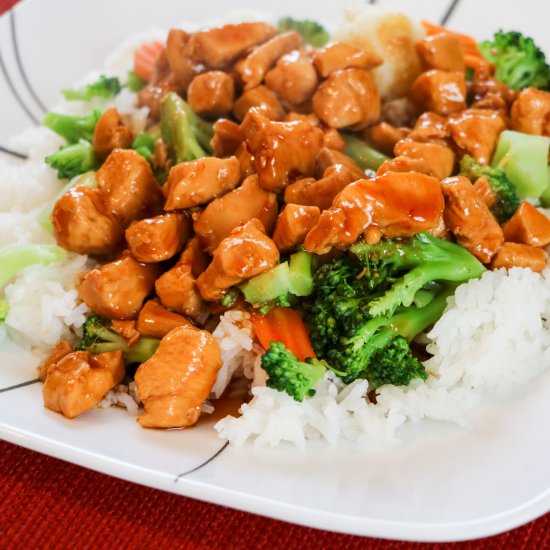 Bourbon Chicken Stir Fry