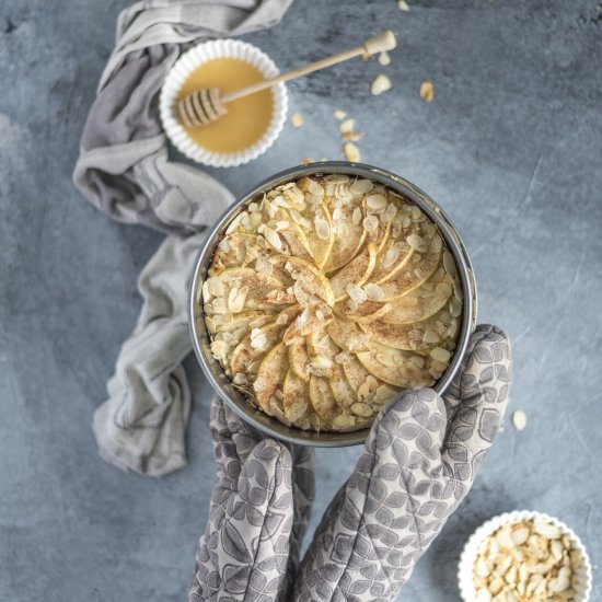 ALMOND FLOUR APPLE CAKE