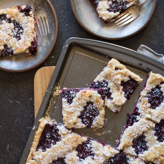 Triple Berry Slab Pie