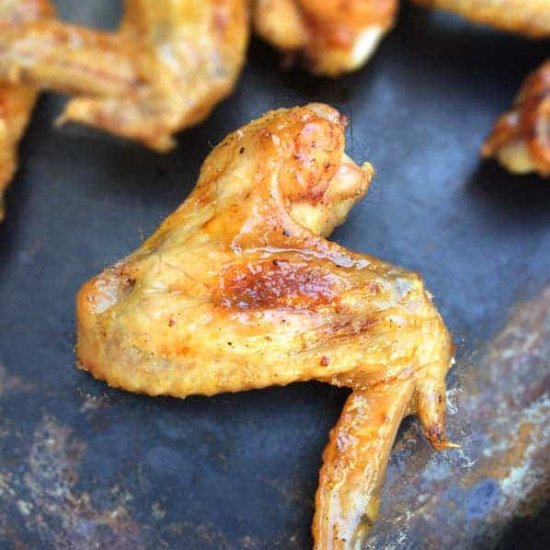 Oven Baked Crispy Chicken Wings