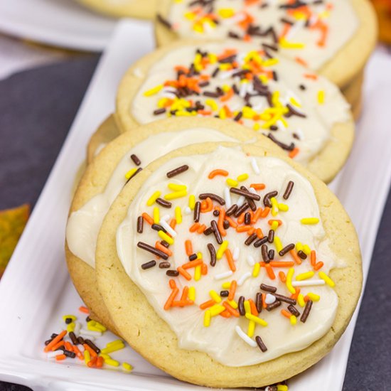 Frosted Maple Sugar Cookies