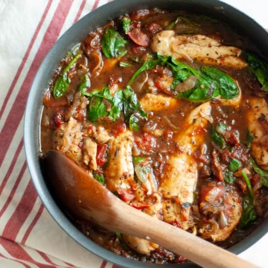 Sundried Tomato Chicken Skillet