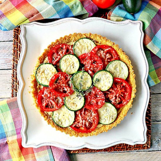 Fresh Tomato Zucchini Tart