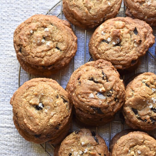 Chocolate Chunk Halvah Cookies