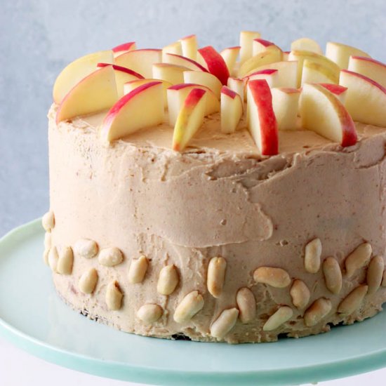 peanut butter apple cake