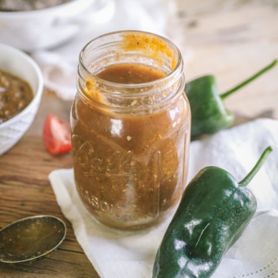 Roasted Poblano Salsa