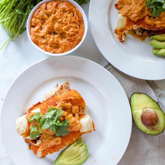 Vegetable Enchiladas