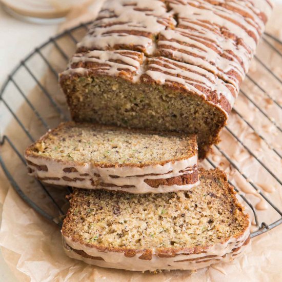 Spiced Zucchini Banana Bread