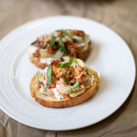 Italtian Tuna Crostini