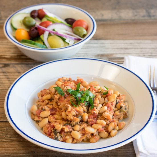 Fagioli e Tonno (beans and tuna)