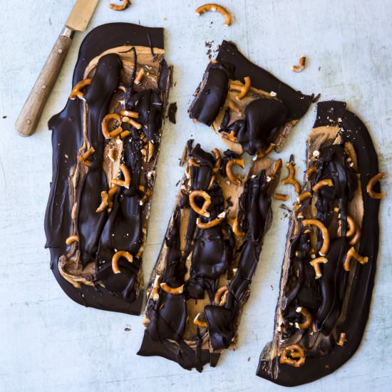 Chocolate Peanut Butter Bark