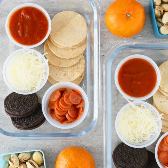 DIY Pizza Lunchables