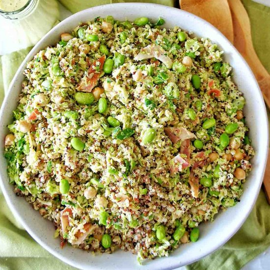 Shredded Brussels Sprout Salad