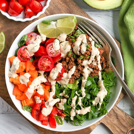 Paleo Whole30 Taco Salad