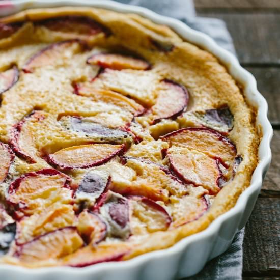 Brown Sugar Plum Clafoutis