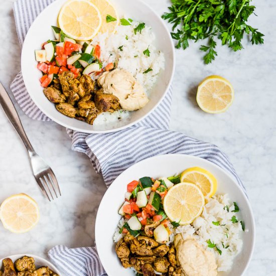 Mediterranean Chicken Bowls