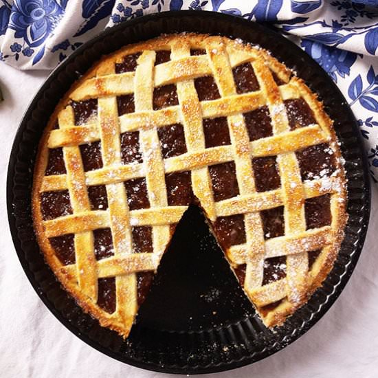 Fig Jam Italian Pie