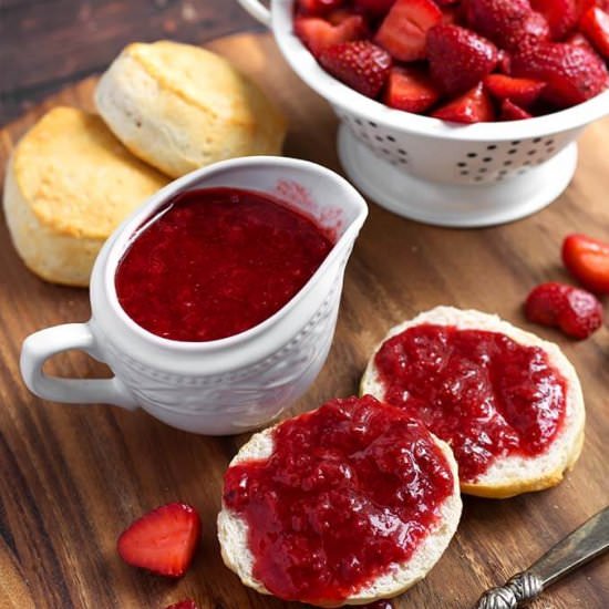 Instant Pot Strawberry Sauce