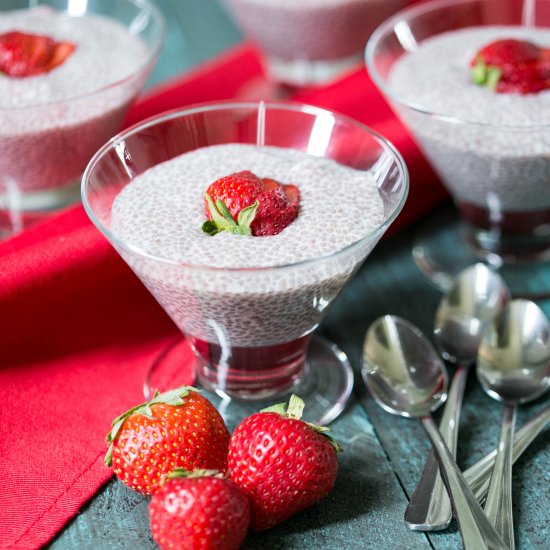 Strawberry Chia Pudding