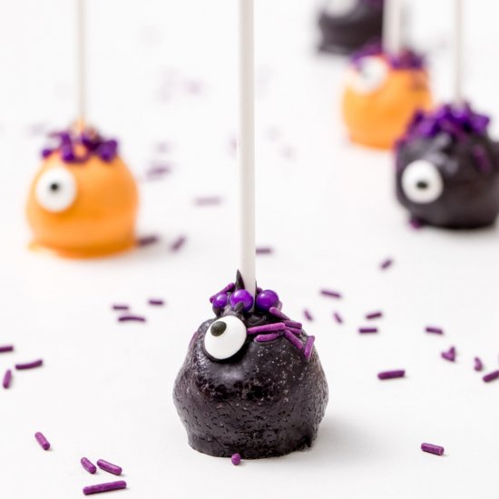 Monster cake pops