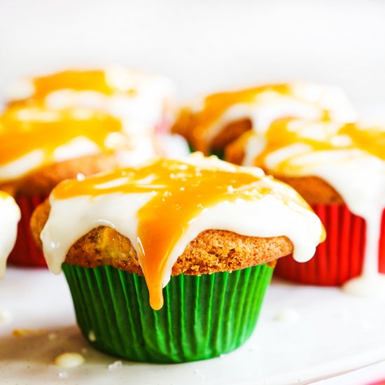 Salted Caramel Apple Cupcakes