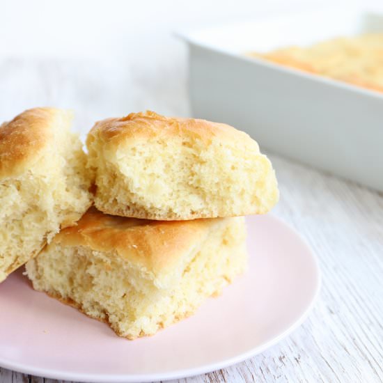 No Knead Dinner Rolls