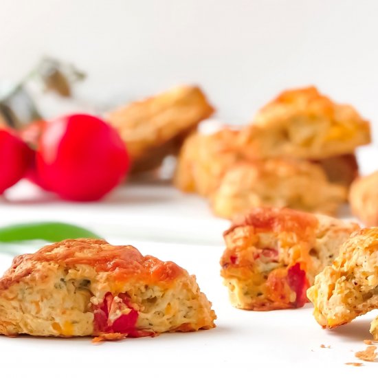 Tomato, Sage and Cheddar Savory Scones