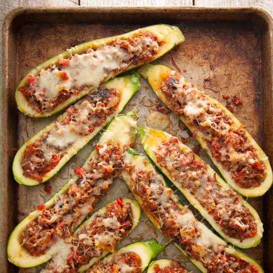 Low Carb Stuffed Zucchini