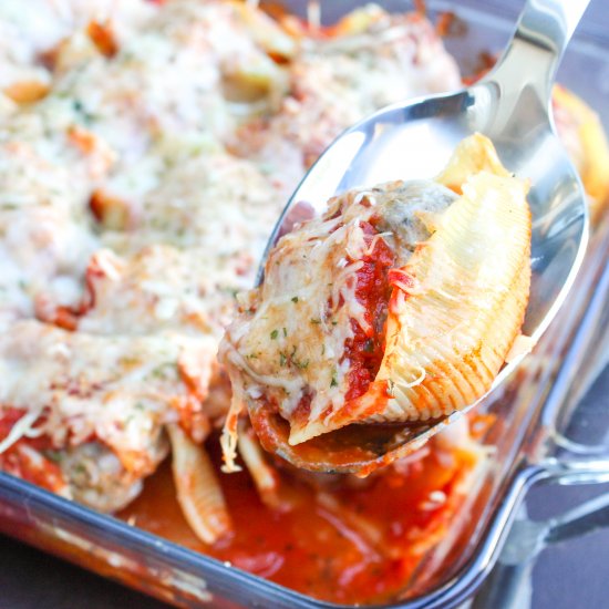 Meatball Stuffed Shells