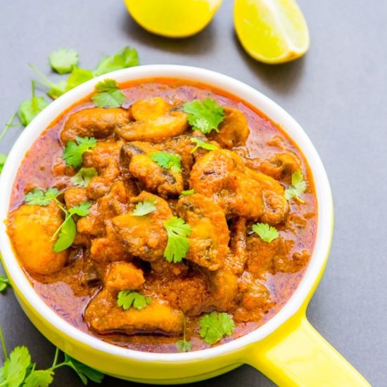 Indian Mushroom Masala