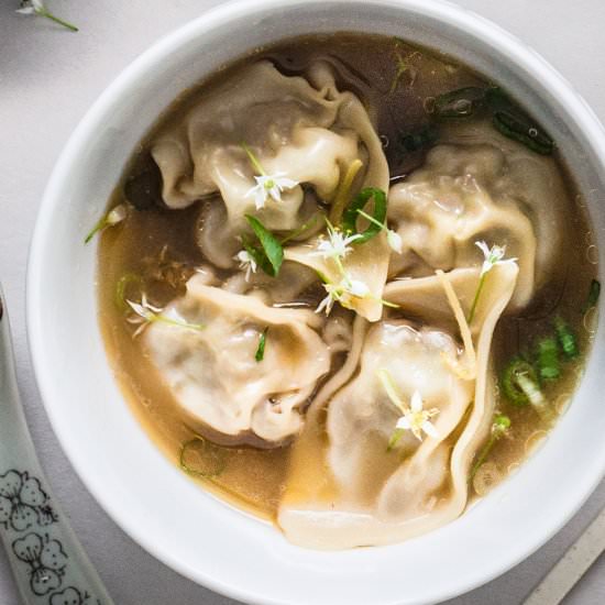 Scallop Wonton Soup