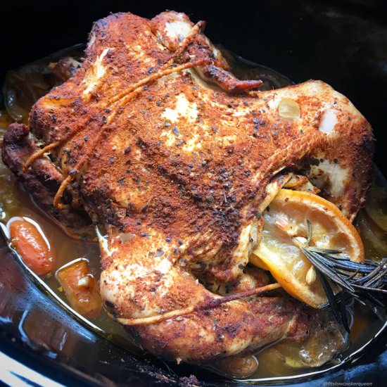 Slow Cooker Rotisserie Chicken