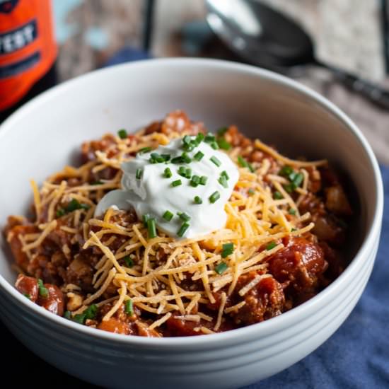 Slow Cooker Turkey Chili