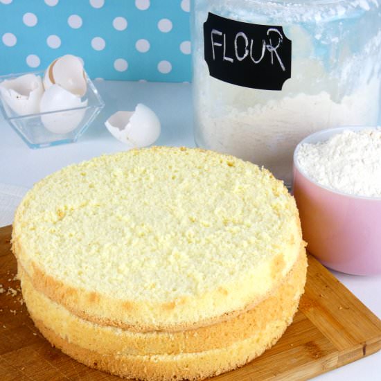 Fluffy sponge cake