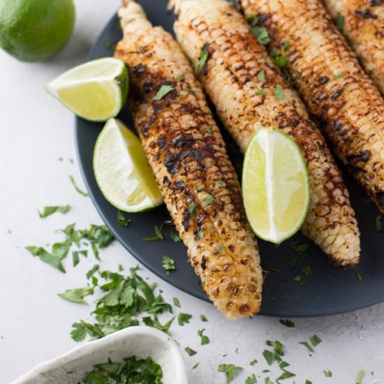 Roasted Masala Corn On the Cob