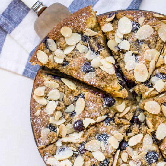 Blueberry Almond Crumb Cake