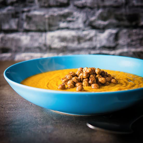 Harissa Roasted Carrot Soup