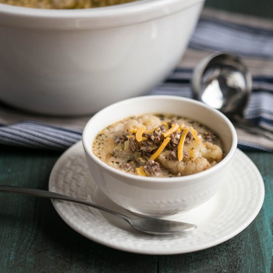 Cheeseburger Soup