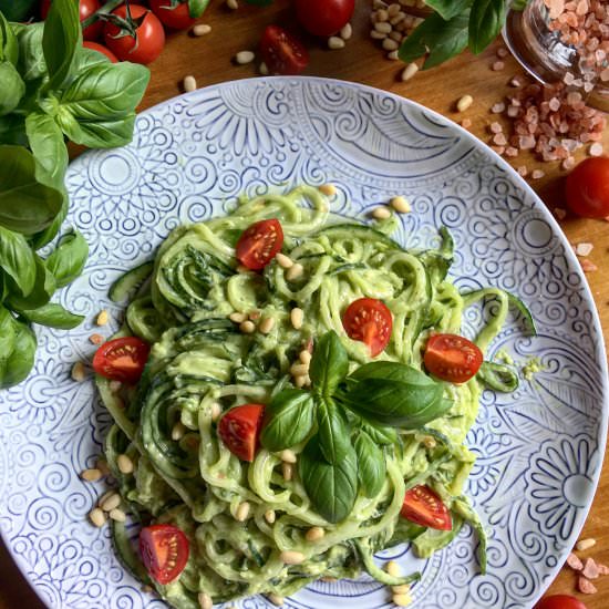 Vegan Cucumber Spaghetti