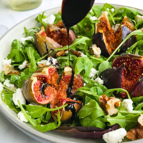 HONEY ROASTED FIG SALAD & BALSAMIC