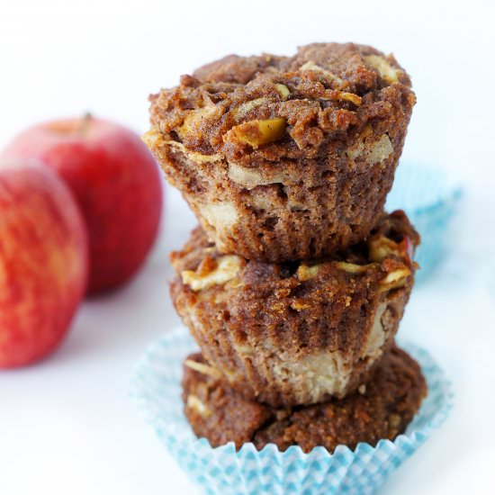 Flourless Apple Cinnamon Muffins