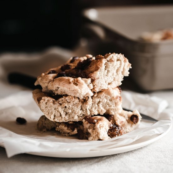 Domenico’s sweet raisins focaccia