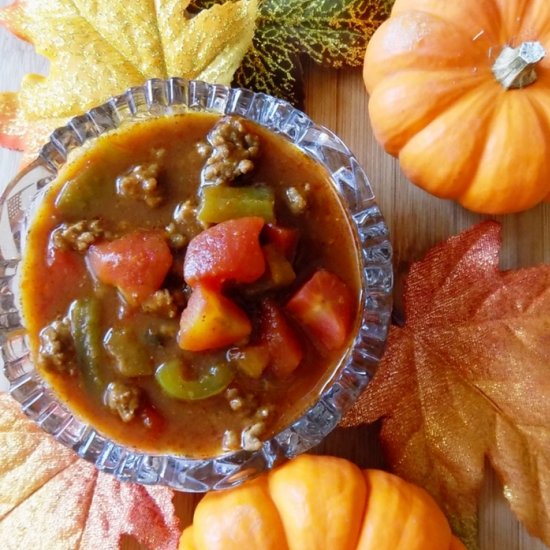 Slow Cooker Pumpkin Chili